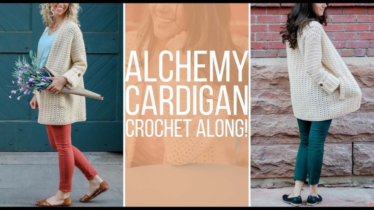 Join The Alchemy Cardigan Crochet Along with Make & Do Crew and Love Crochet