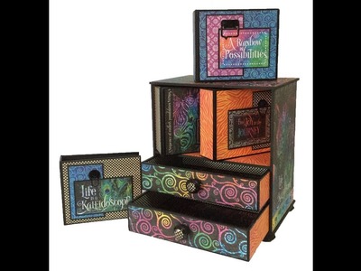 Kaleidoscope Mini Cabinet and Mini Album Kit - Graphic 45