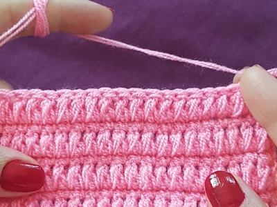 Kolay Tığişi Model. Easy Crochet Blanket