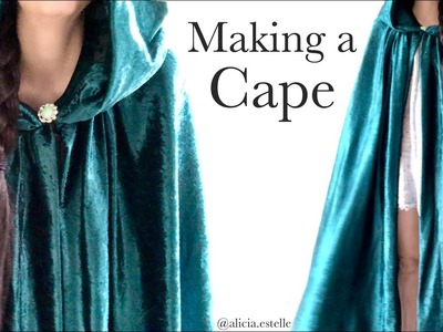 Making a Fantasy Hooded Cape