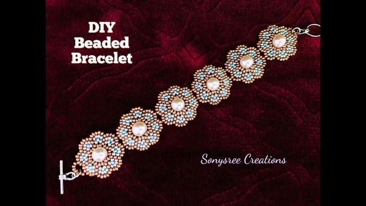 Mother’s Day Gift Idea || How to make Beaded Bracelet #sonysreecreations