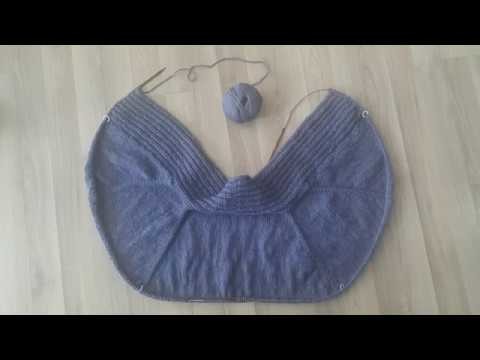 Shawl collar top down cardigan (2)
