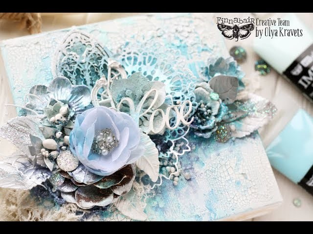 Step-by-step video tutorial canvas with Impasto Paints for Finnabair