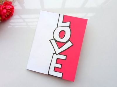 Valentine Special L.O.V.E.Greeting Card.love pop up card idea
