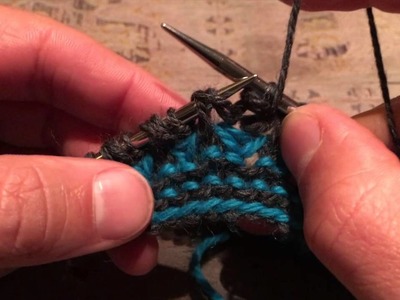 Working the Tuck Stitches for the Portcullis Cowl Pattern - A Sockmatician Tutorial