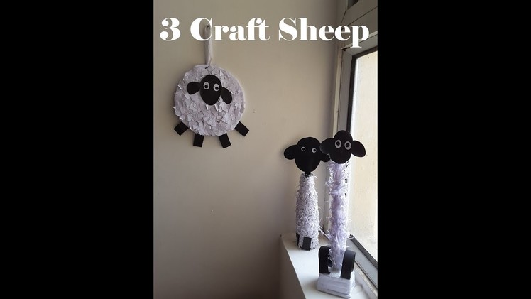 3 Cute #DIY Craft Idea with #Sheep | #kids