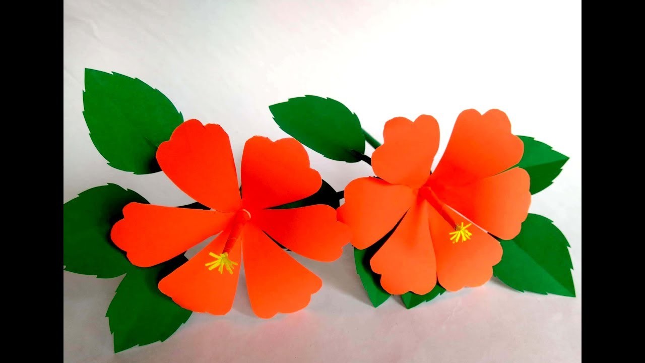 Beautiful DIY paper craft.kaagaj.kaagaz ke phool kaise banaye 17.how to make beautiful paper flower