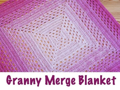 Blossom Crochet: The Granny Merge Baby Blanket