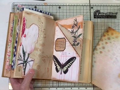 Craft with Me - Altered Book - Finishing