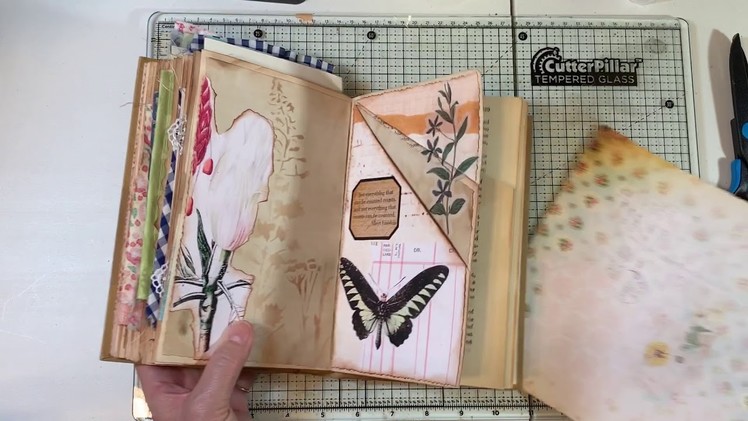 Craft with Me - Altered Book - Finishing