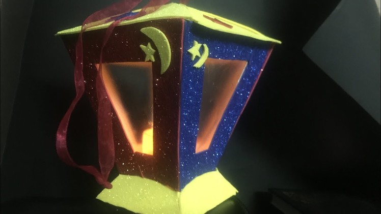D.I.Y Ramadan Lantern With Paper | Easy Craft | Ramadan special