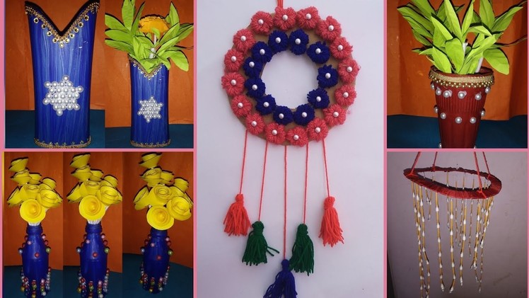 DIY 5 useful nd unique craft ideas for home decoration (22funmedia)