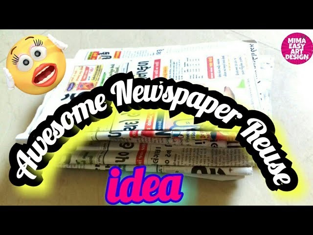 DIY Best out of waste |Newspaper Craft project |Cool craft idea using waste pen cap.west mathi best