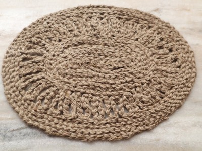 DIY Handmade Jute Doormat || Jute Craft Idea || Doormat Making at Home Using Jute || DIY Craft