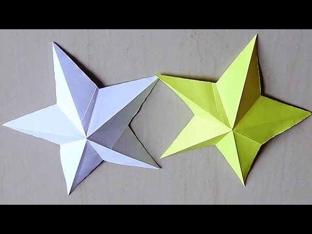 DIY - How to make simple & easy paper star | DIY Paper Craft Ideas for kids