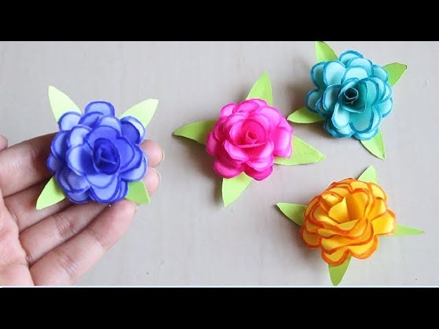 DIY - How To Make Small Paper Rose Flower - DIY Handmade Craft - Paper Craft | mini flower