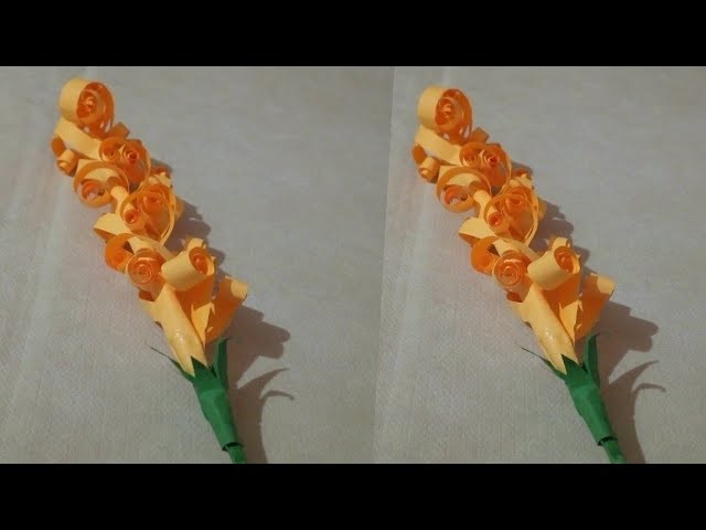 DIY !!!  PAPER FLOWER !!! SIMPLE AND EASY PAPER CRAFT !!!