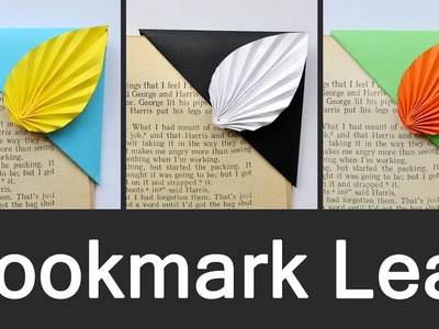 Easy Paper BOOKMARK with LEAF | Origami Craft Tutorial DIY (NProkuda)