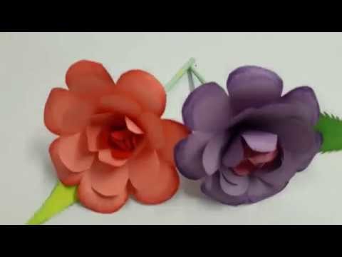 Easy Paper Flower Making | Bellbaby's Craft Centre | Summer Vacation Activities