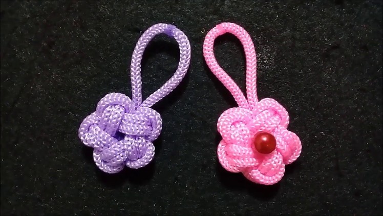 Gantungan kunci bunga dari tali kur,macrame keychain,rope.,flower,pelangi shop