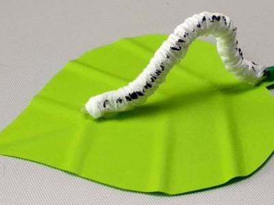 How to Make Caterpillar — 3D Moving Caterpillar funny craft