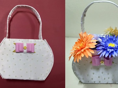 Bag Handmade Craft Idea Learn How To Make A Paper Purse Bag