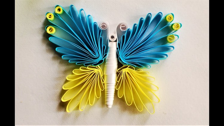 How to make Simple Quilling Butterfly