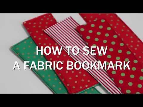 How to Sew a Fabric Bookmark