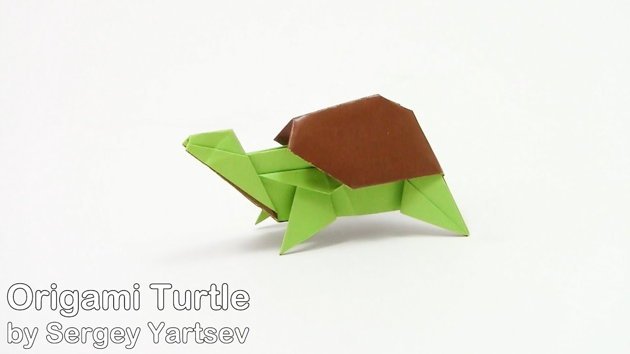 Origami Turtle By Sergey Yartsev Yakomoga Easy Origami