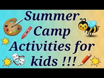 Paper craft - Easy and creative summer Camp Activities for kids | paper art| DIY Fun Ideas 2019.