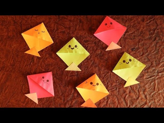 PAPER CRAFT FOR KIDS | ART AND CRAFT WITH PAPER FOR KIDS | EASY KIDS CRAFT | DIY BOOKMARKS