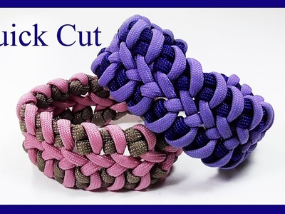 Paracord Bracelet: "The Rib Cage" Bracelet Design - Quick Cut