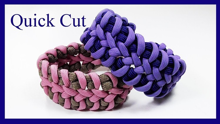 Paracord Bracelet: "The Rib Cage" Bracelet Design - Quick Cut