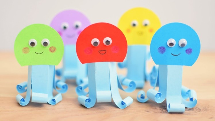 Simple Paper Octopus Craft for Kids