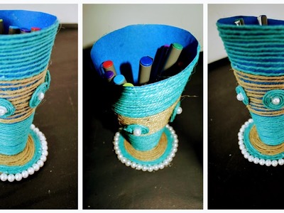Scrapbook Summervacation Reuseidea Artandcraft Penstand Waste