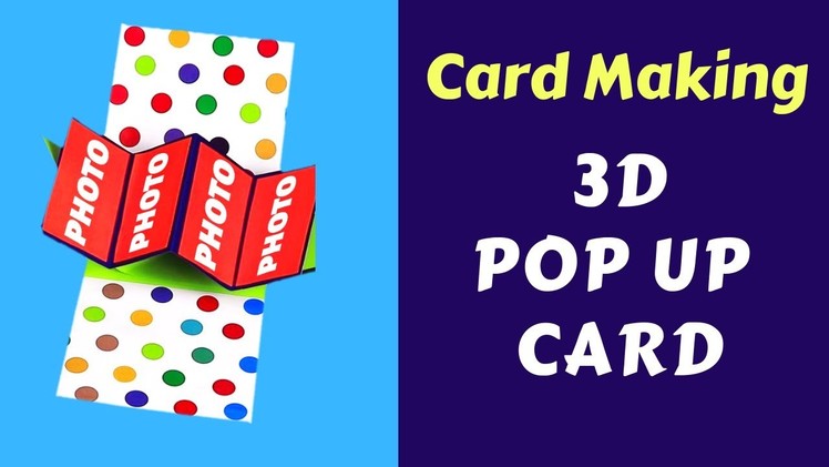 Twist PopUp card - Scrapbook decoration ideas | DIY greeting card with pop up photos