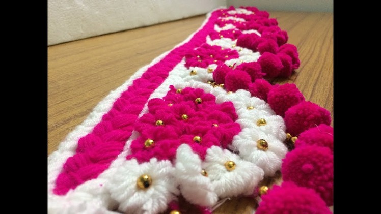 Woollen Craft Idea | Door Toran Making With Wool| *EASY & SIMPLE*