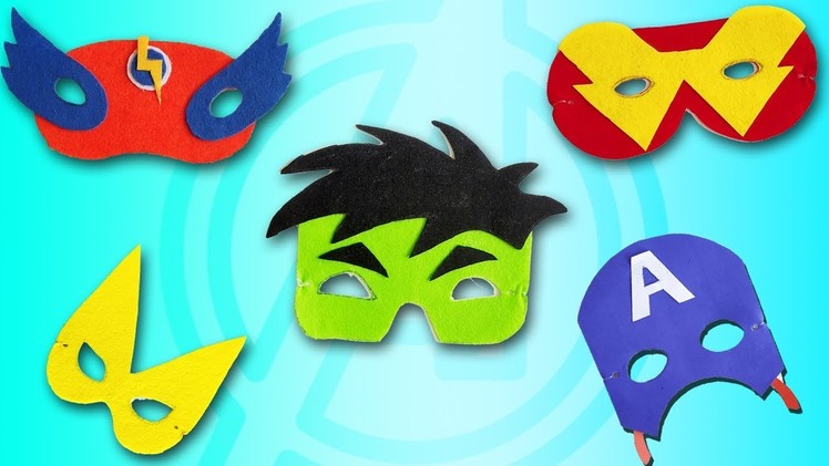 5 Super Hero Masks for Kids | Best DIY Video | 1 Minute Crafts