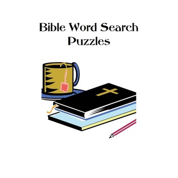 Bible Word Search Puzzles for Kids PDF Printable e-Book