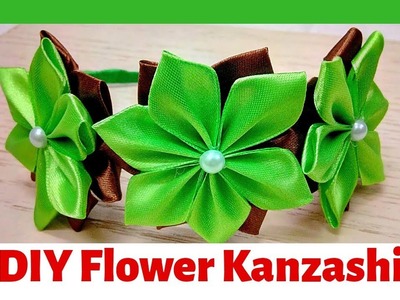 D.I.Y. | How to make  Easy Kanzashi Flower Headband