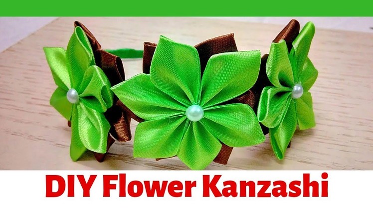 D.I.Y. | How to make  Easy Kanzashi Flower Headband
