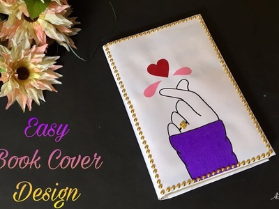 DIY book cover decoration || Notebook cover design || Aimy creations