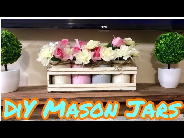 Diy Mason Jar Chalk Painted Crafts
