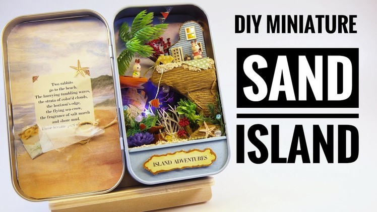 DIY Miniature House | Holiday Villa & Underwater World | Box Theatre Island Adventures