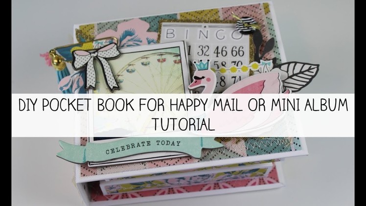 DIY POCKET BOOK for Happy Mail or Mini Album