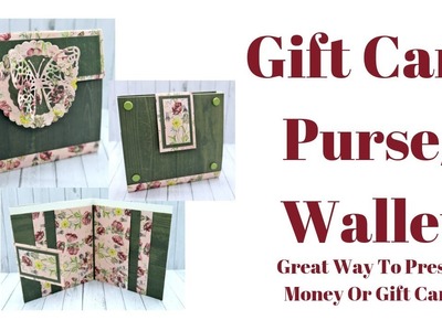 DIY Purse.Wallet For Gift Cards & Money | Original Design
