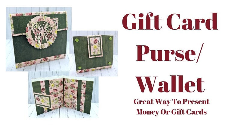 DIY Purse.Wallet For Gift Cards & Money | Original Design