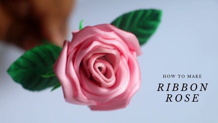 DIY Ribbon Rose | How To Make Ribbon Flowers