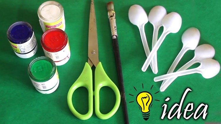 DIY: Room Decoration ideas with plastic spoons || Handmade crafts 2019 || Latest home Decor crafts