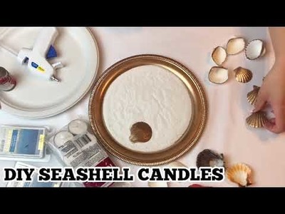 DIY Seashell Candles